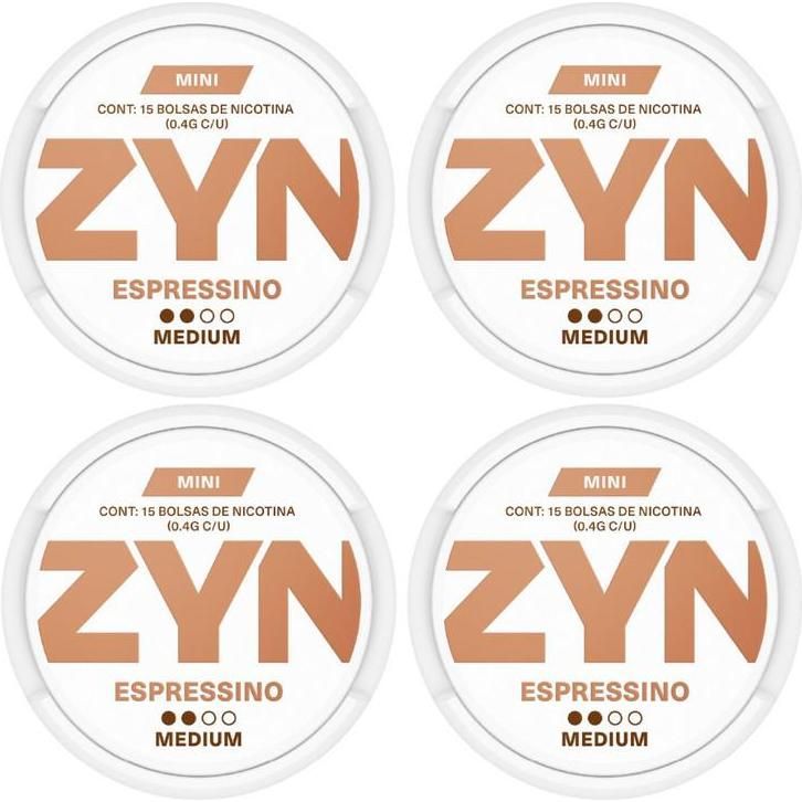 Bolsas Zyn Espressino Medium 4 Unidades