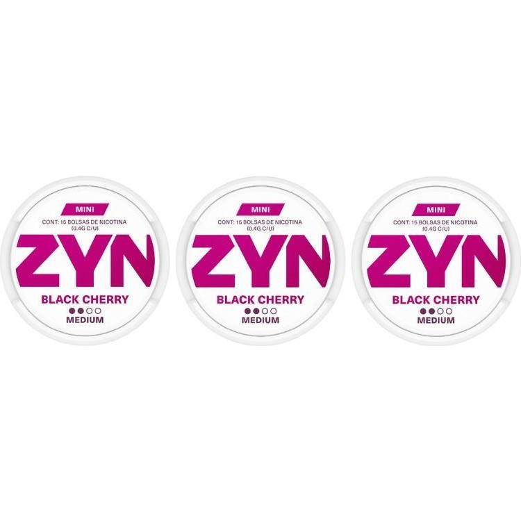 Bolsas Zyn Black Cherry Medium 3 Unidades