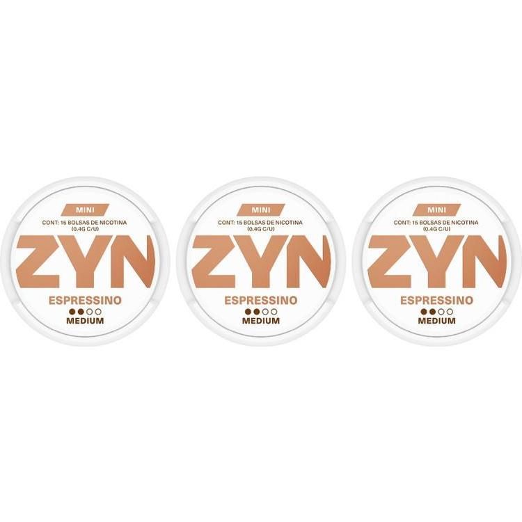 Bolsas Zyn Espressino Medium 3 Unidades