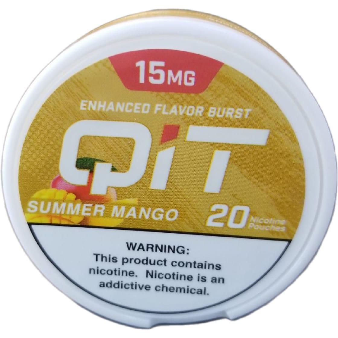 Pouches Qit Summer Mango 15 De Nicotina 1 Unidad: imagen 1