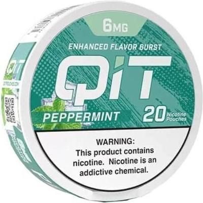 Pouches Qit Peppermint 6 mg De Nicotina 20 Unidades