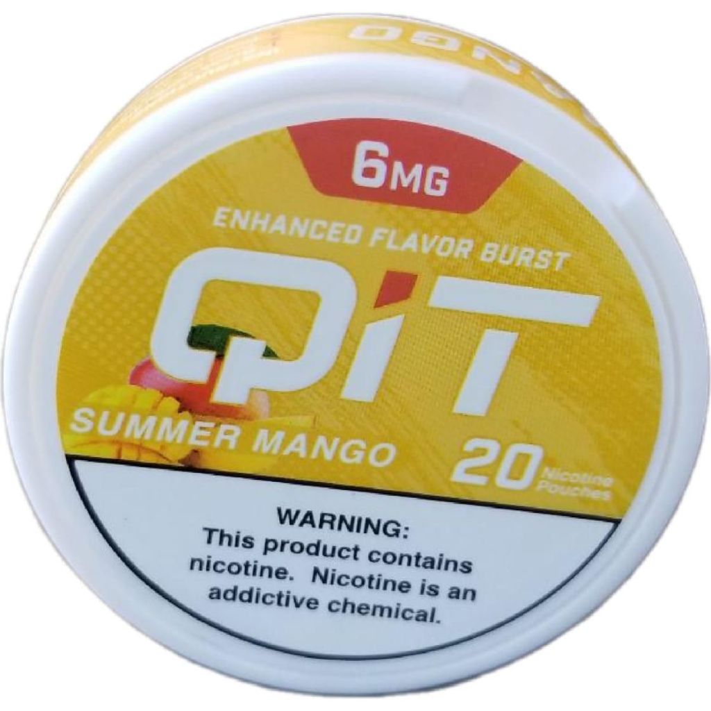 Pouches Qit Summer Mango 6 De Nicotina 1 Unidad