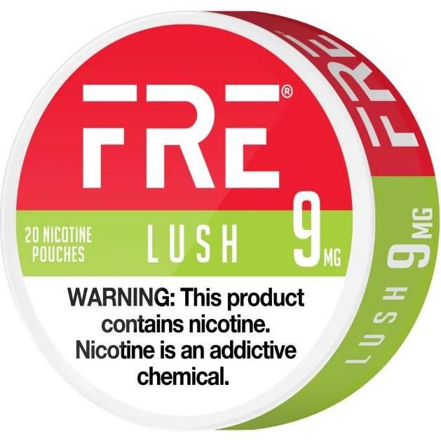 Bolsa De Nicotina Fre Lush (9 Mg) 20 Unidades