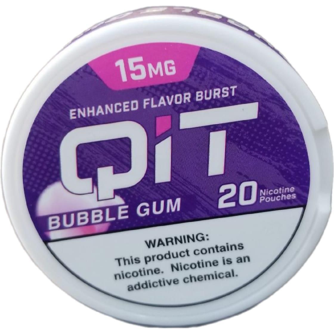 Pouches Qit Bubble Gum 15 De Nicotina 1 Unidad: imagen 1