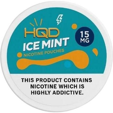 Pouches Hqd Ice Mint 15 De Nicotina 1 Unidad