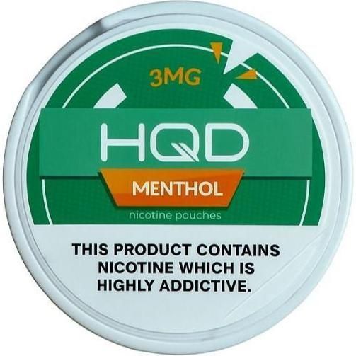 Pouches De Nicotina Hqd 3 Mg Menthol 1 Unidad