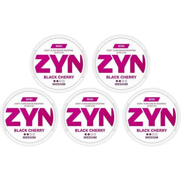 Bolsas Zyn Black Cherry Medium 5 Unidades